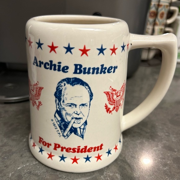 Vintage Archie Bunker beer mug/coffee mug. 1972 - Picture 1 of 6